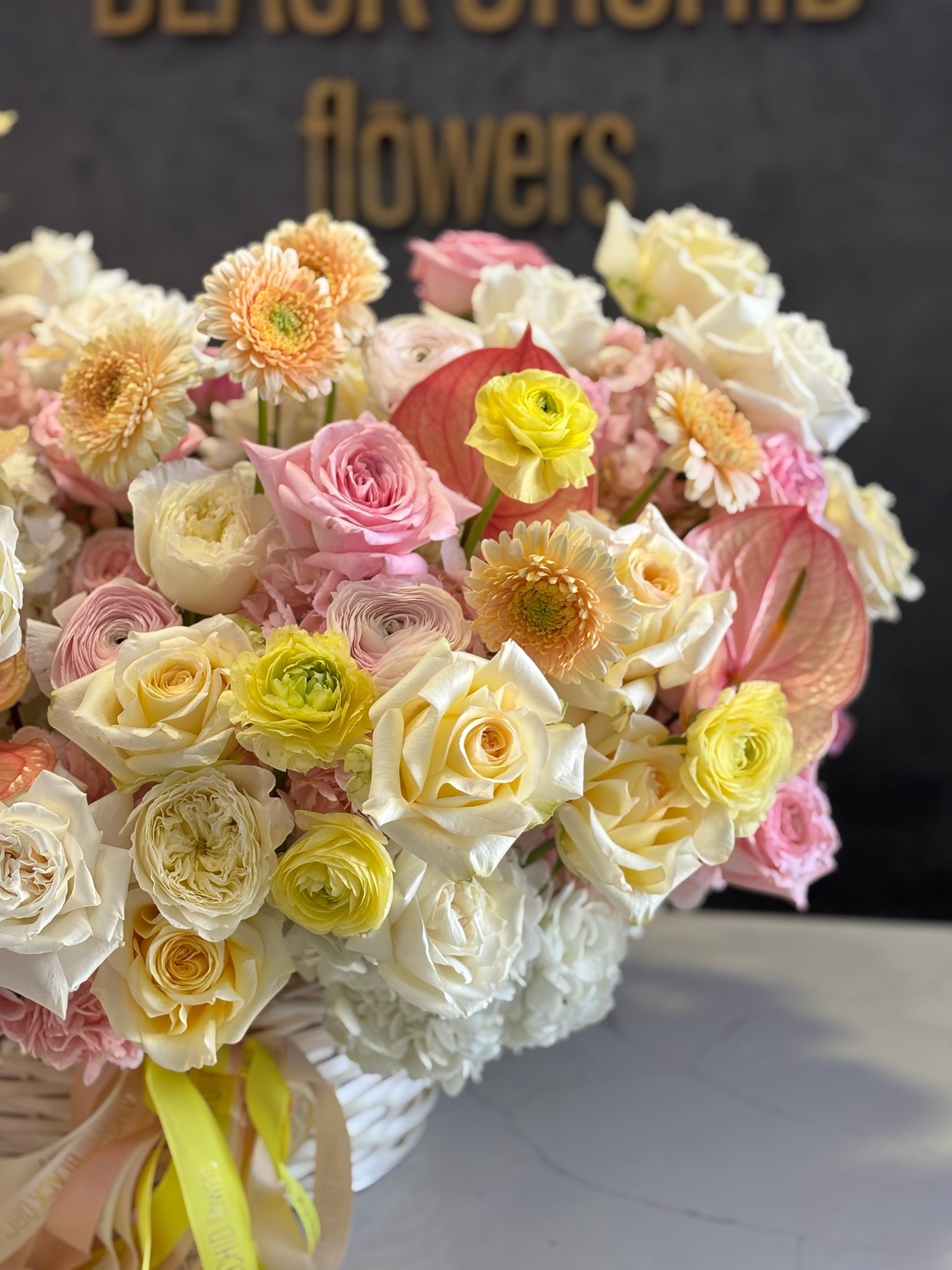 basket-of-flowers-black-orchid