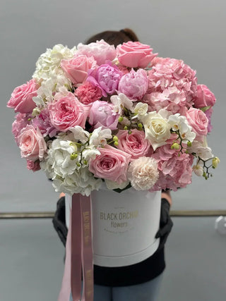 Champagne & Petals flower box