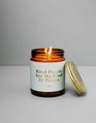 Crystal Candle in a glass jar