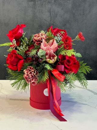 Happy New Year - Black Orchid Flowers