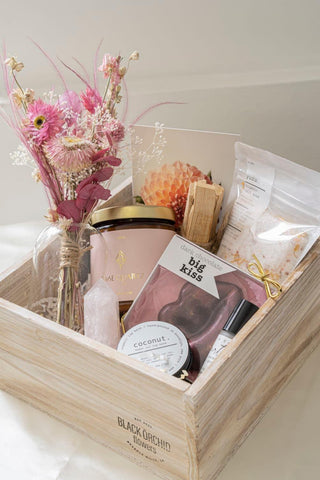 Self love gift box - Black Orchid Flowers
